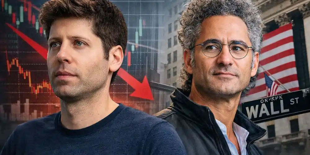 Sam Altman and Alex Karp facing Wall Street short sellers amid AI market debate